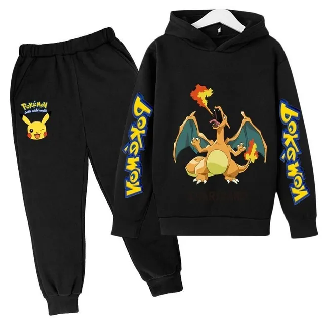 Children's luxury stylish tracksuit with Pokémon motif