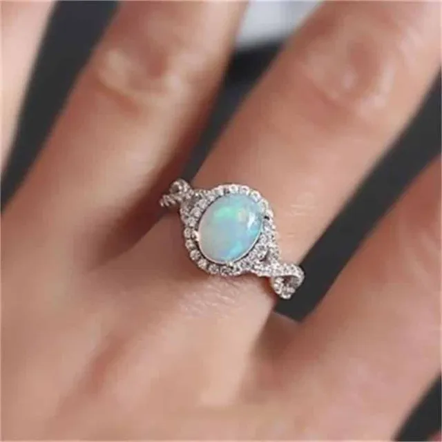 Bague élégante pour femme avec pierre | Bague de fiançailles