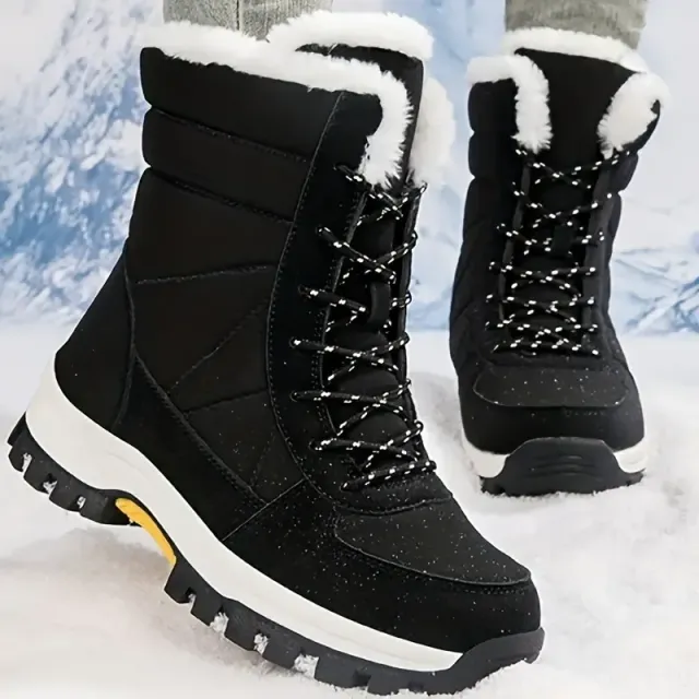 Thermal Boots Do Snow With Fleece lining, Waterproof Waterproof Outdoor Boots Do Tickle Resistant Against Worth