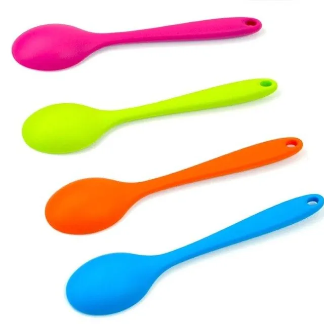 Baby silicone spoon J2462