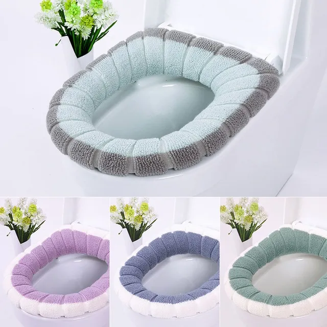 Warm cover for toilet seat