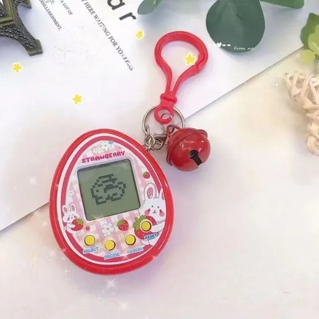 The game Tamagotchi in egg shape with different motives