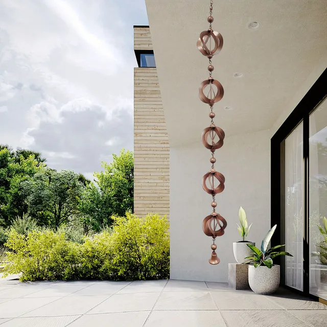 1 kus otočnej reťaze, zvony, vonkajšie záhradné dekorácie, závesná reťaz pre rain catcher, závesná záhrada dekorácie, izba dekorácie, okno dekorácie náhrdelník