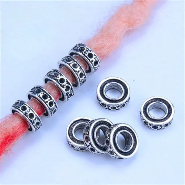 Metal hair rings