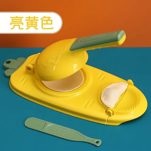 DIY Dumplings Maker Dough Pressing Tool Kézi készítésű csomagolás Műanyag penész Maker Dumpling Skin Artifact Dough Press Konyha kiegészítők