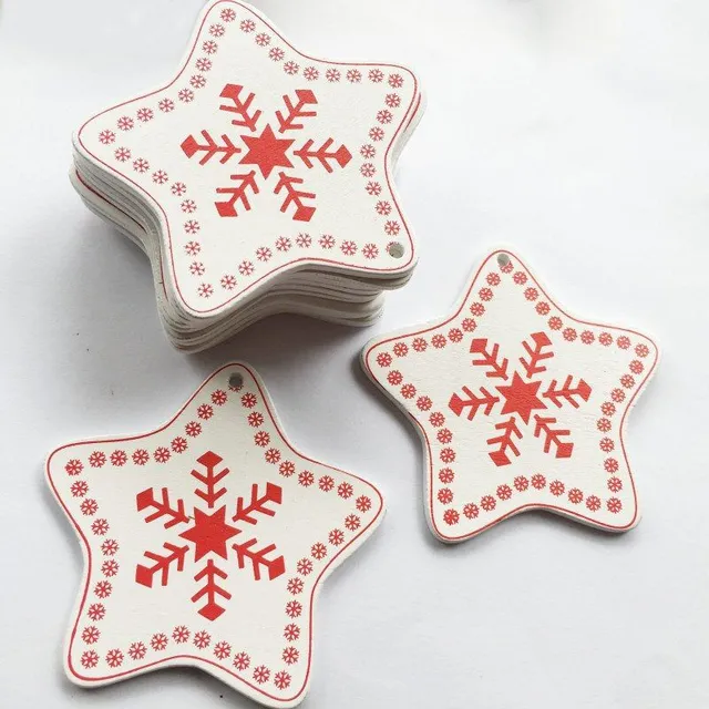 Wooden Christmas Ornaments 10pcs