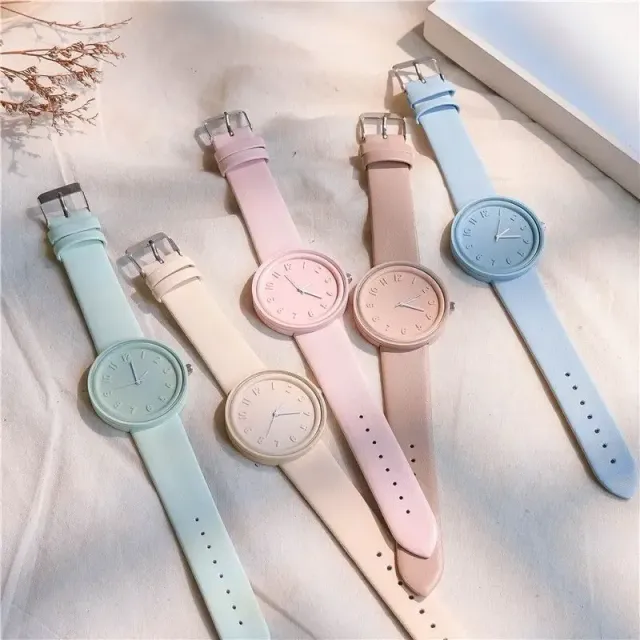 Simple women's watch in pastel colours - fine and design, more variants