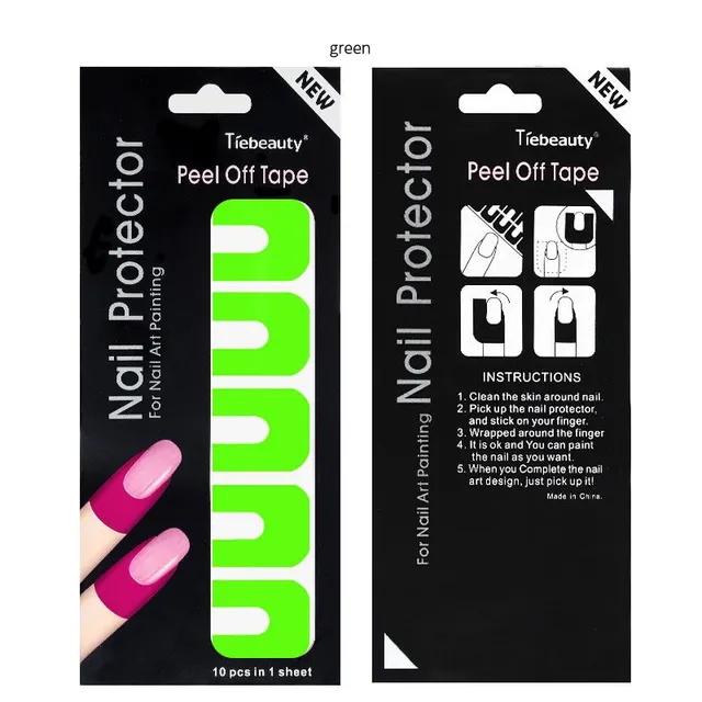 Protective tape for nail painting