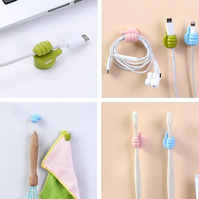 Multifunctional cute holder and hanger in different colors - 2 pieces