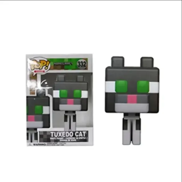 Figurine en plastique pour enfants représentant des personnages du jeu populaire Minecraft - Funko POP