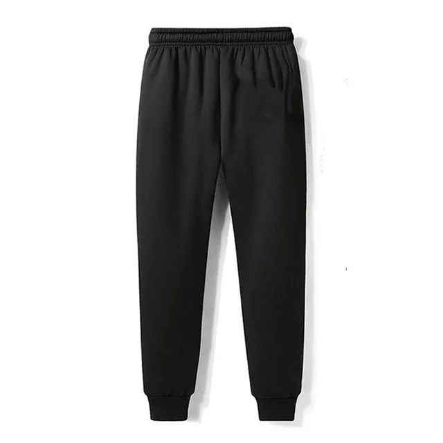 Pantaloni confortabili pentru bărbați pentru iarnă și toamnă cu fleece pentru fitness și stil sportiv