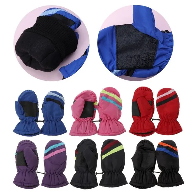 Children's winter mittens - 6 colours