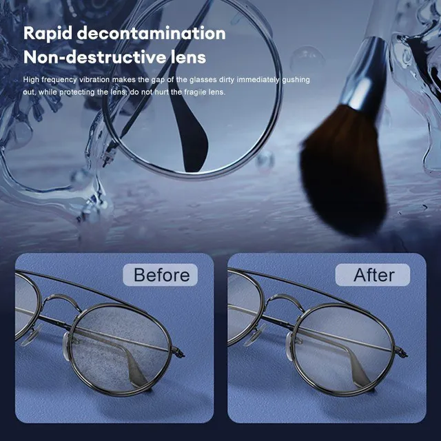 Kapesní čistič šperků a brýlí - Bezdrátový s 360° čištěním a USB nabíjením