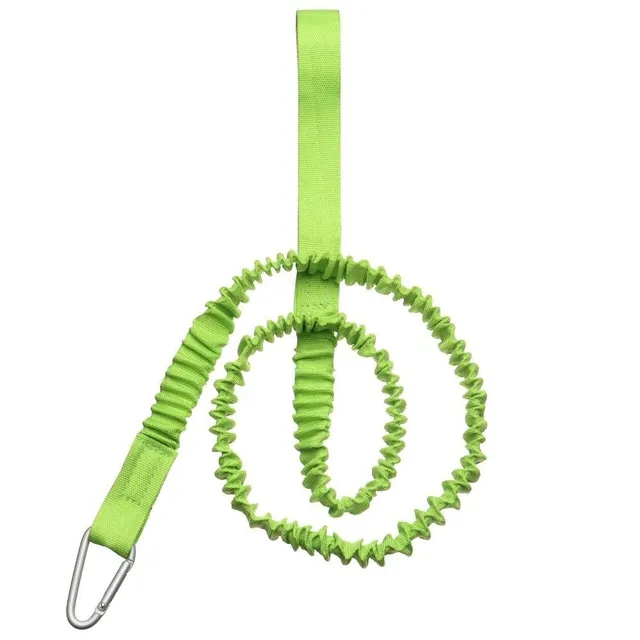 Safety rope with carbine on paddle