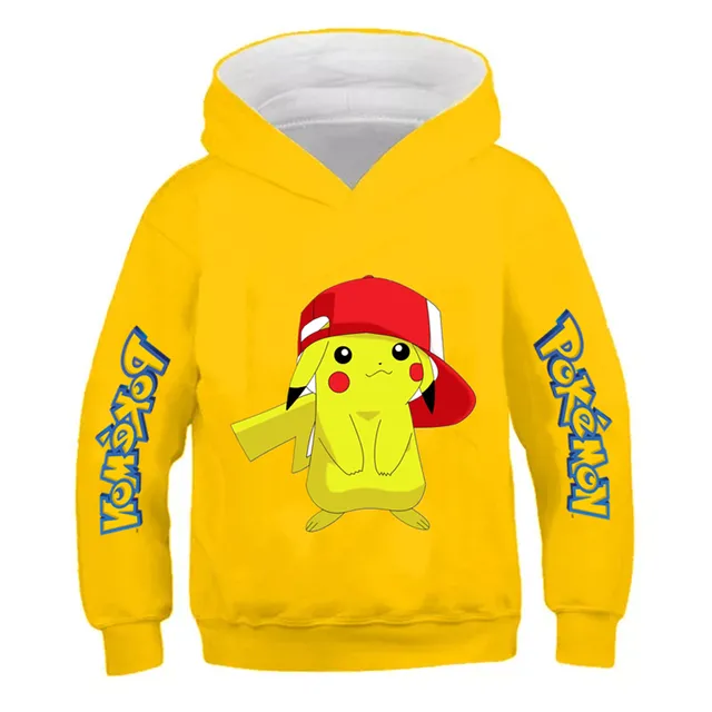 Gyerekek modern pulóver Pokémon motívummal