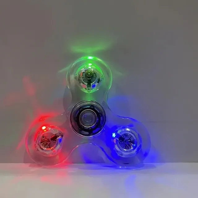 Colored LED Fidget Spinner - Star of peace for small champions