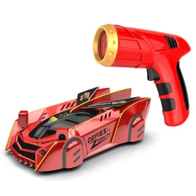 Mașină RC antigravitațională cu control laser