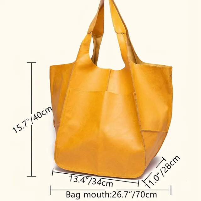 Grand sac tote rétro, uni, sac à bandoulière à fermeture éclair, sacs multifonctionnels