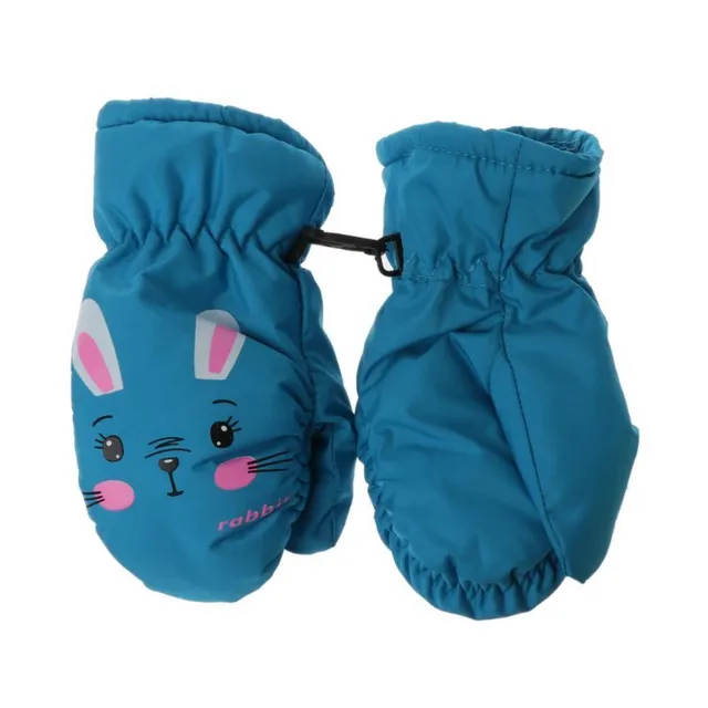 Children's gloves with bunny