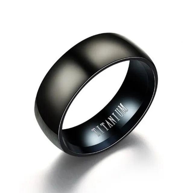 Men's titanium ring