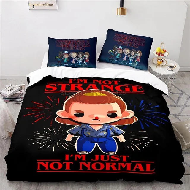 Stylish bed linen with Stranger Things Kelly print