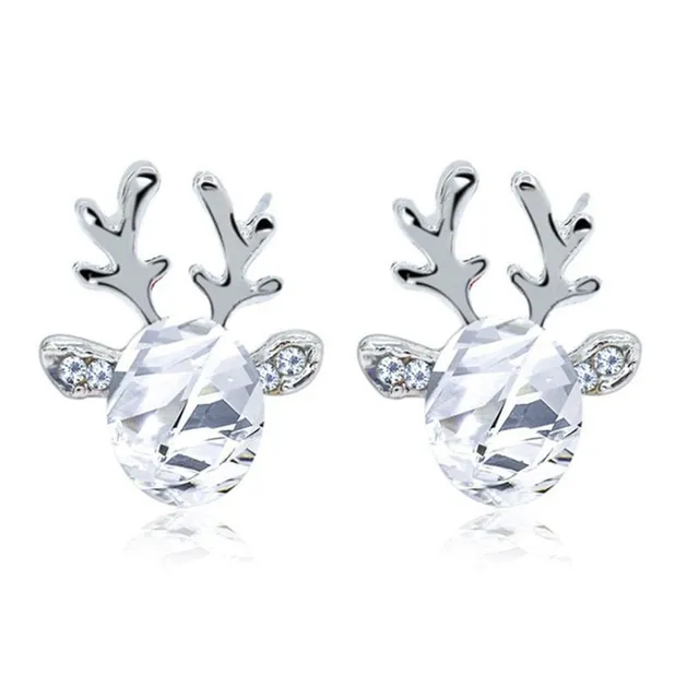 Christmas reindeer earrings