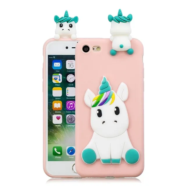 Husă drăguță pentru iPhone Unicorn