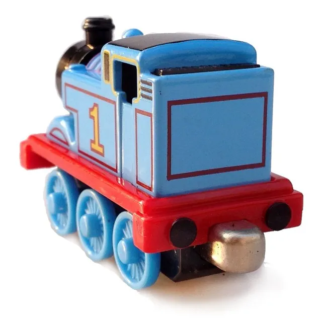 Popular toy with the motif of Thomas the Tank Engine including the trolley