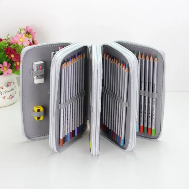 School pencil case for school supplies in trendy design