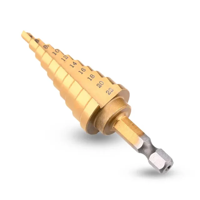 HSS scale drill with titanium coating