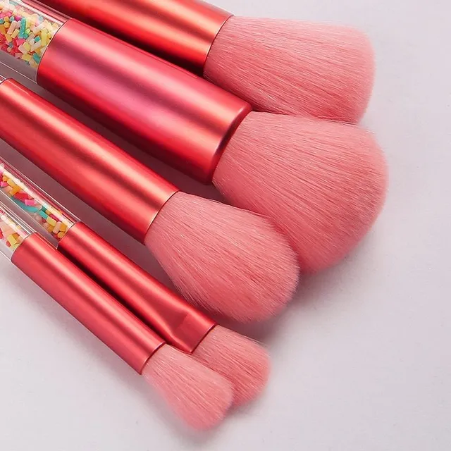 Set of professional cosmetic brushes Lollipop