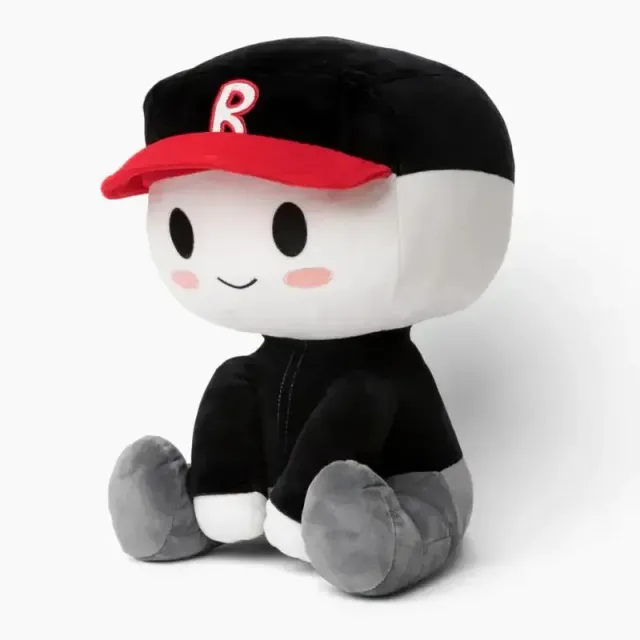 Soft children's toy in the design of popular Roblox characters