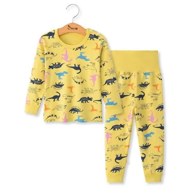 Fine children's pajamas with long sleeves