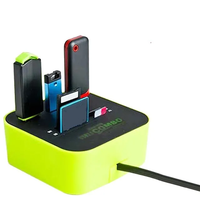 USB HUB a čítačka pamäťových kariet