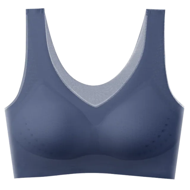 Ultrathin seamless bra made of ice silk