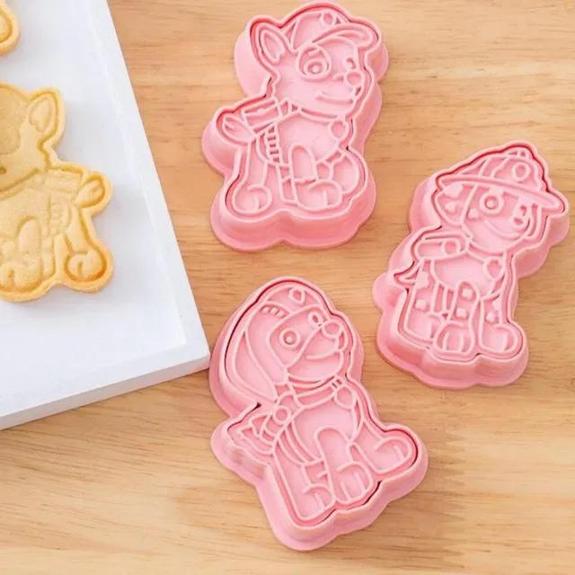 6 pcs Paw Patrol cookie cutters