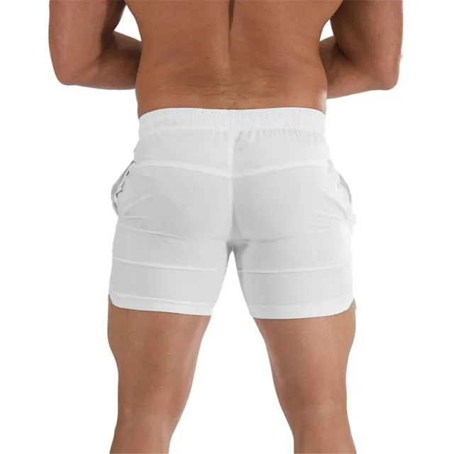 Men's bodybuilding fast-drying sports shorts