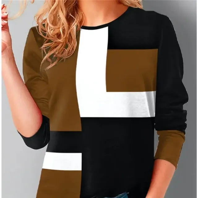 T-shirts with long sleeve for women, Slim Fit