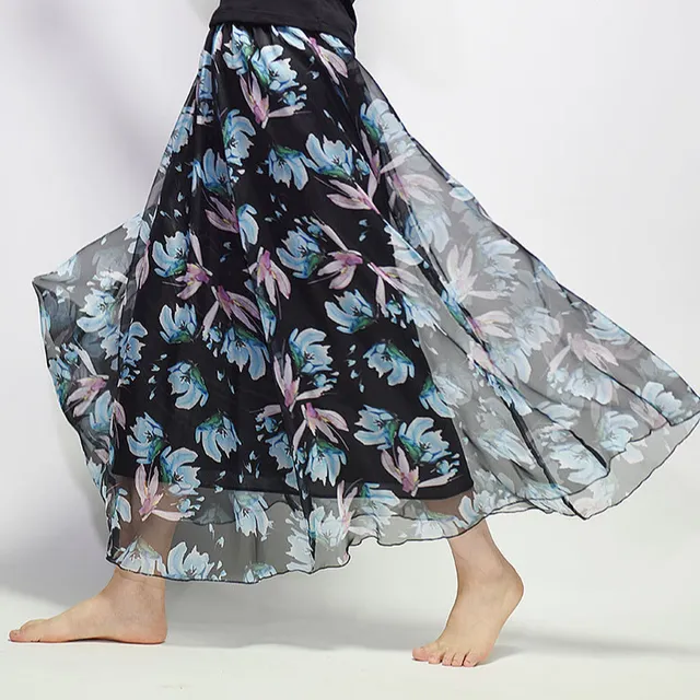 Women's Airy Summer Long Skirt