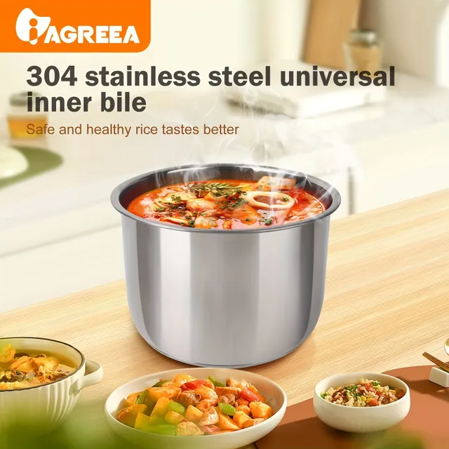 Stainless steel pressure cooker insert