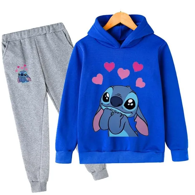 Children's trendy tracksuit with motif Stitche Lilian