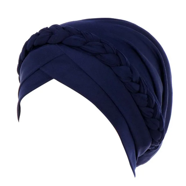 Dámsky turban s vrkočom