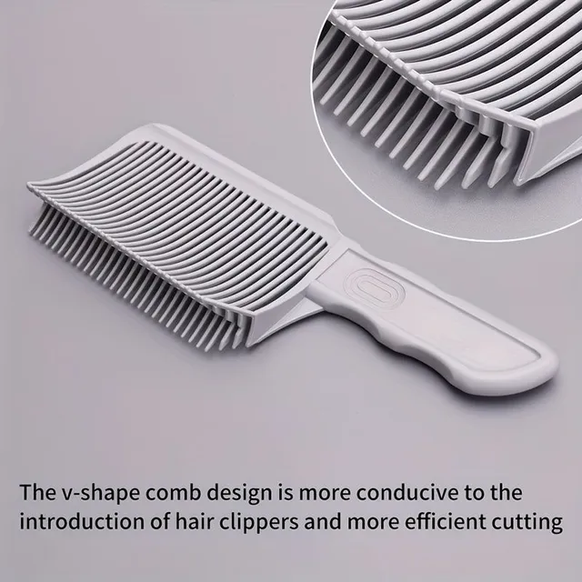 Universal hairdressing comb for smooth transitions and hair shaping, ideal for barbers and home use