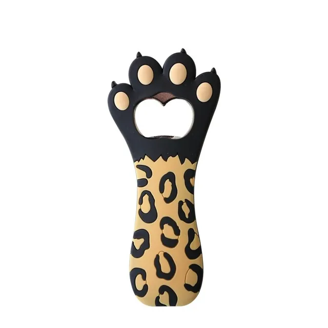 Bottle opener in the shape of a paw