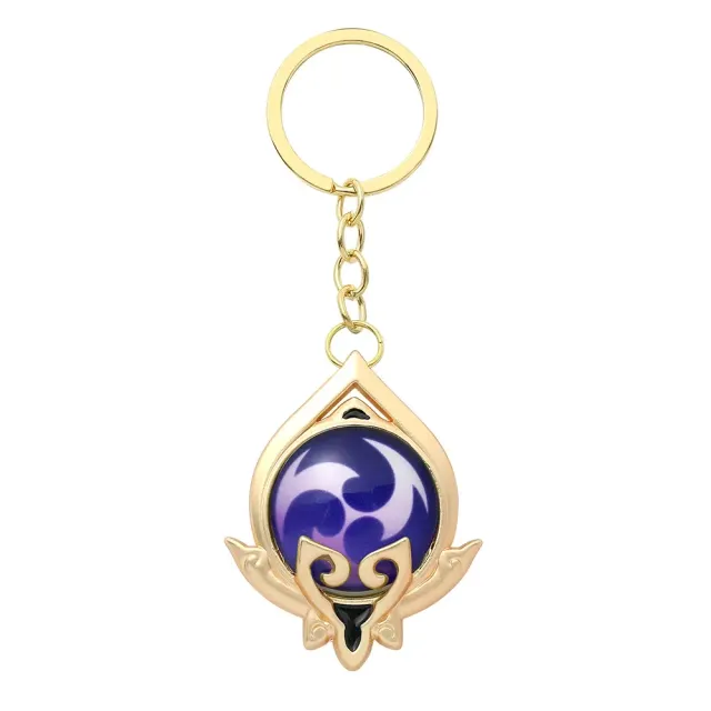 Genshin Impact Keychain with Vision Element Divine Eye