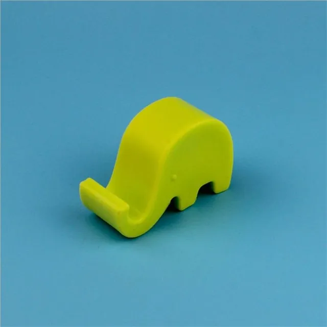 Moderný jednofarebný stojan na mobilný telefón v tvare slona