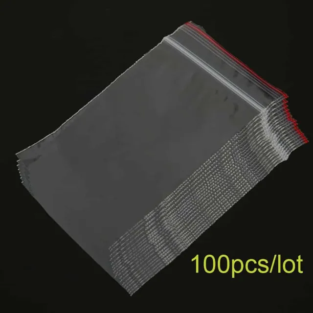 Plastic resealable bag | 100 pcs