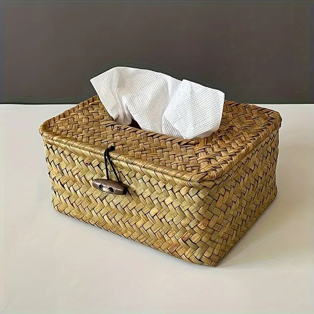 Ręcznie tkane pudełko na ręczniki papierowe - Original woven