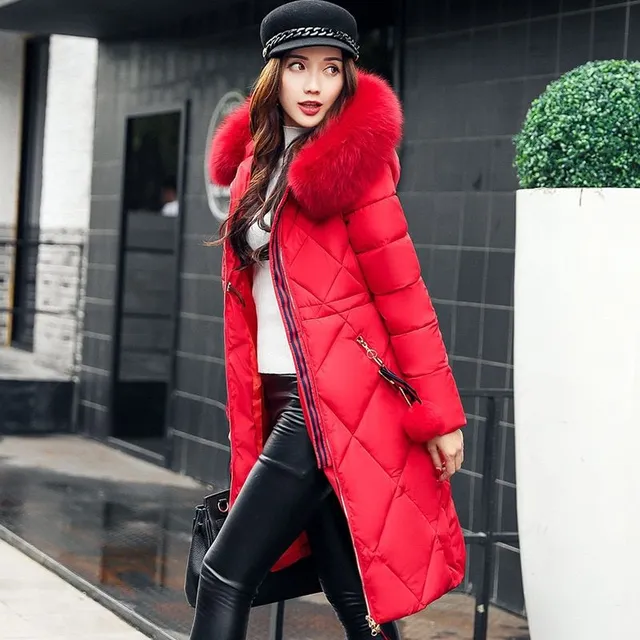 Women's Denny coat with fur