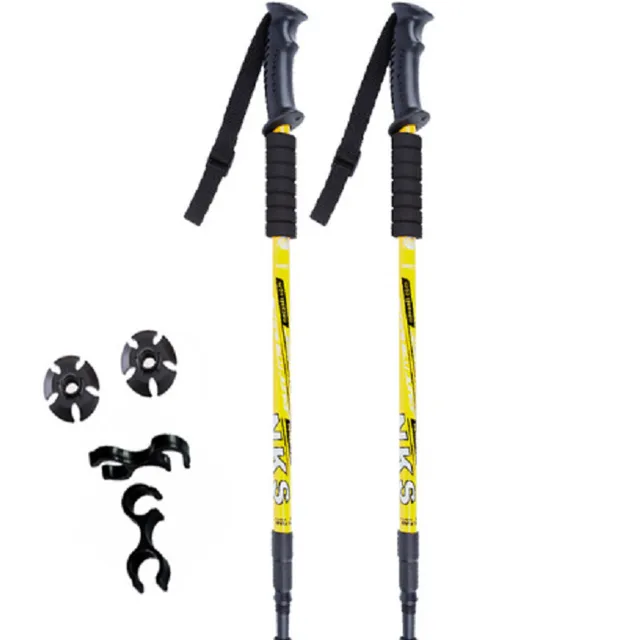 Telescopic trekking poles - 8 colours - 2 pieces